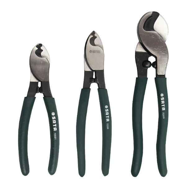 SATA Electrician's Wire Shears: 6, 8, 10-inch - Models 72501, 72502, 72503 for Cutting and Breaking Wire