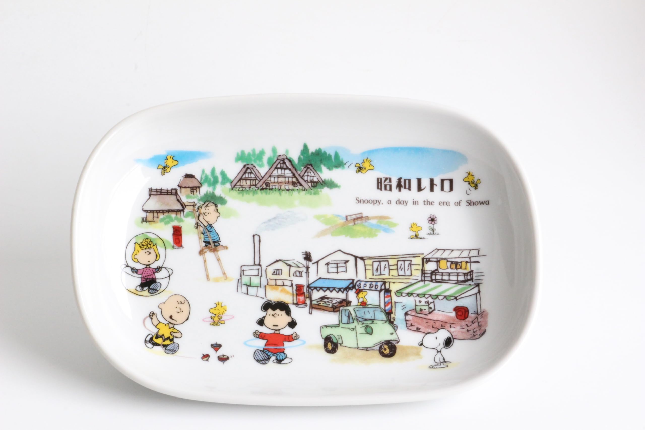 

Showa Ретро ЯПОНИЯ Овальные тарелки Снупи 2 шт. (Дизайны наборов) белый