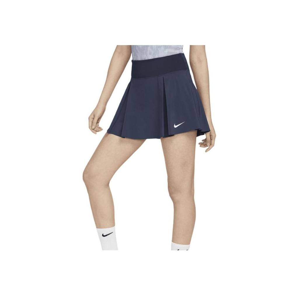 Nike Fustă de tenis plisată confortabilă, respirabilă, versatilă, pentru femei, albastru-marin DX1422-451