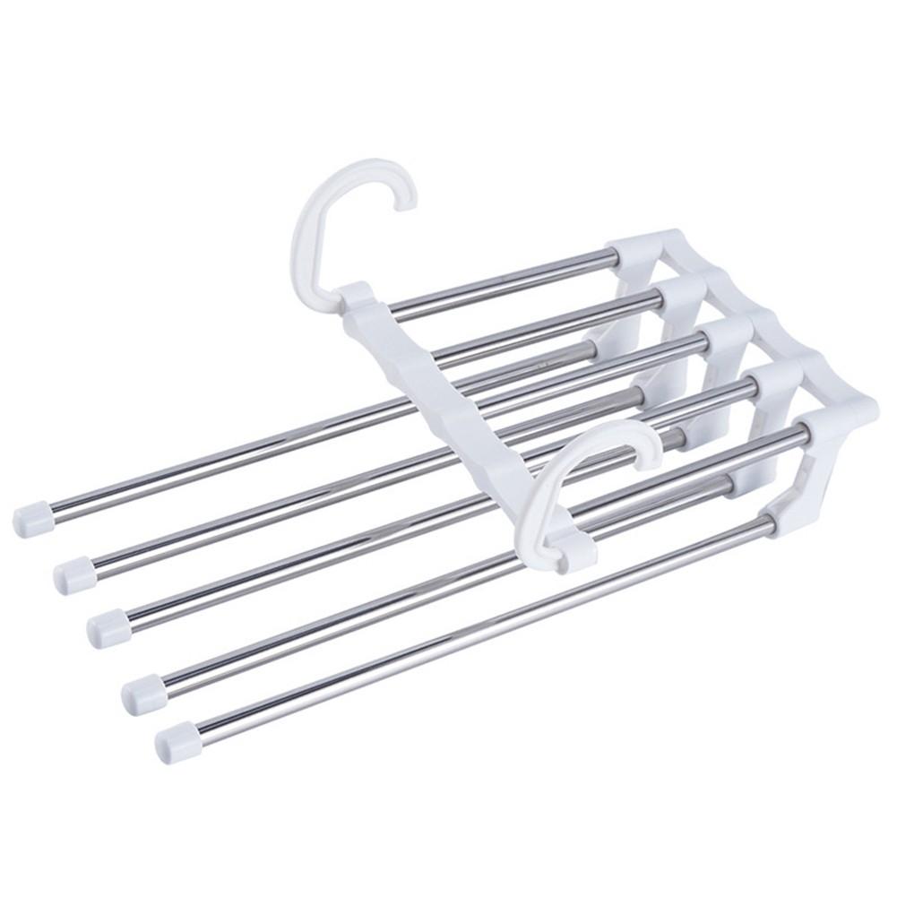 Adjustable Hanging Methods Folding Pants Organizer Telescopic Pants Rack