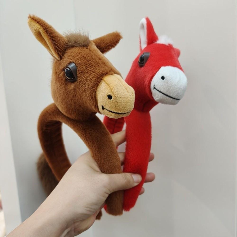 Sweet Mascot Plush Headband Soft Pony Doll Headpiece Creative Horse Hair Hoop  Role Play