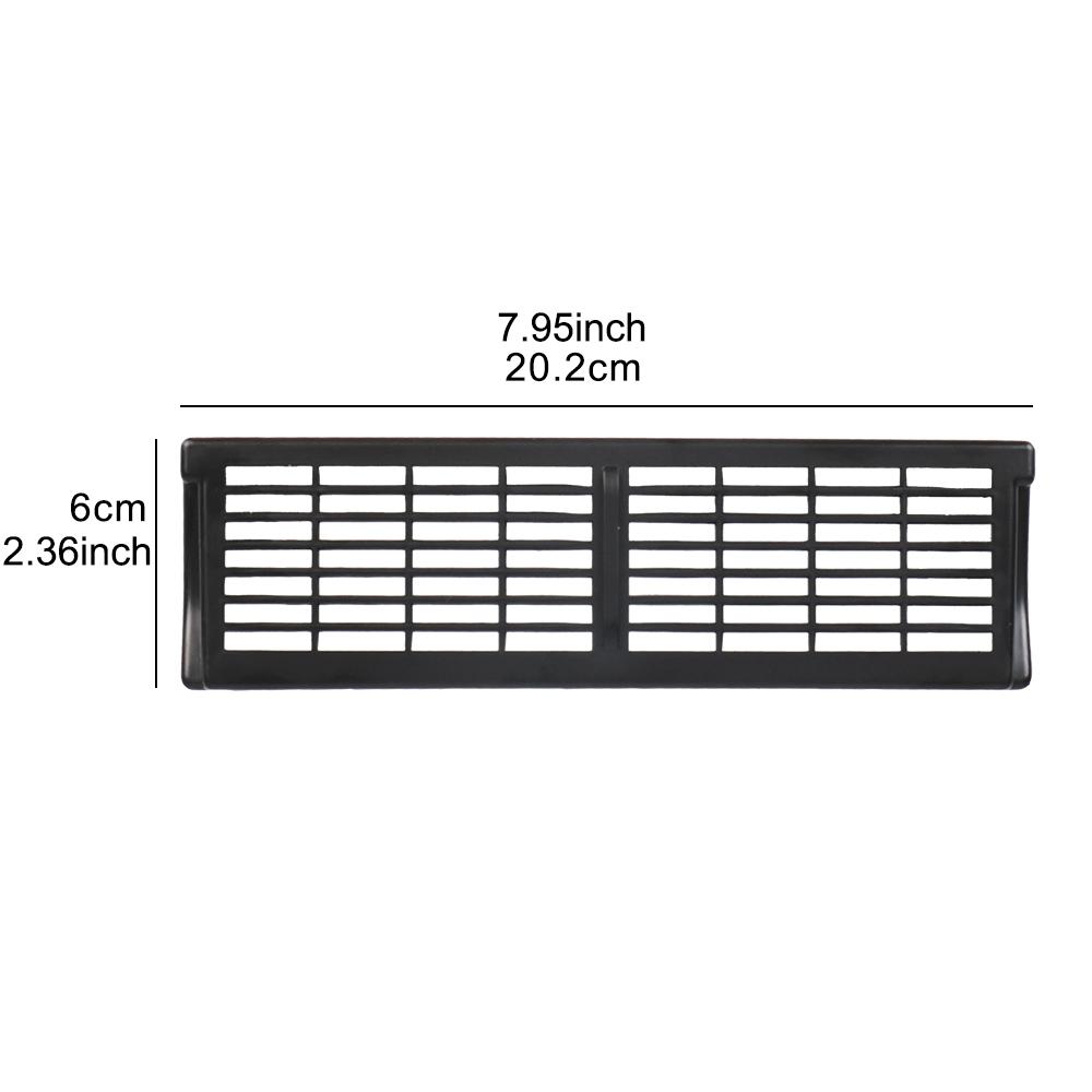 2pcs Car Air Outlet Cover Under Seat Vent Protection Cover Decoration Modified Dustproof Protect Covers For Tesla Model Y