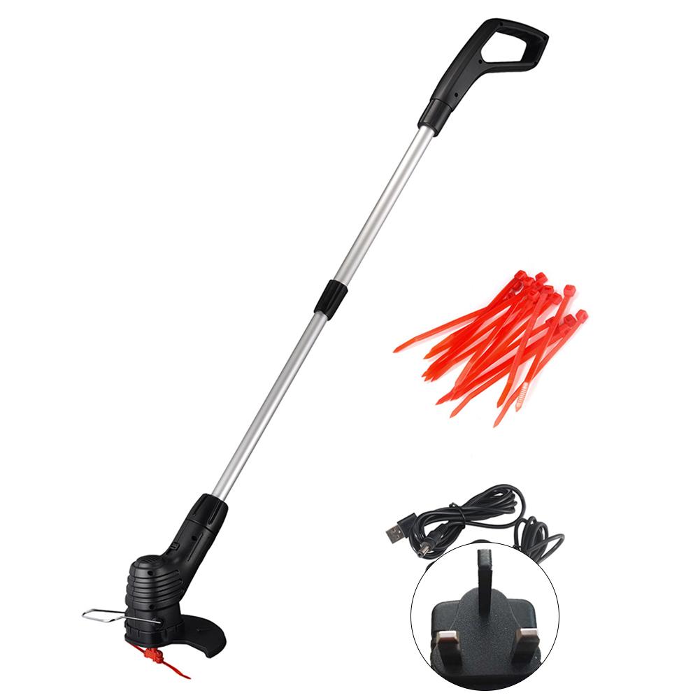 Portable Electric Grass Trimmer Cordless Lawn Mower Telescopic Pole Weed Eater For Garden Pruning Cutter Tools