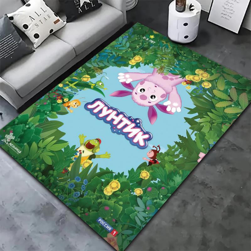 Luntik Carpet Rug for Living Room Bedroom Home Sofa Decoration,Kids play Nonslip Floor Mat