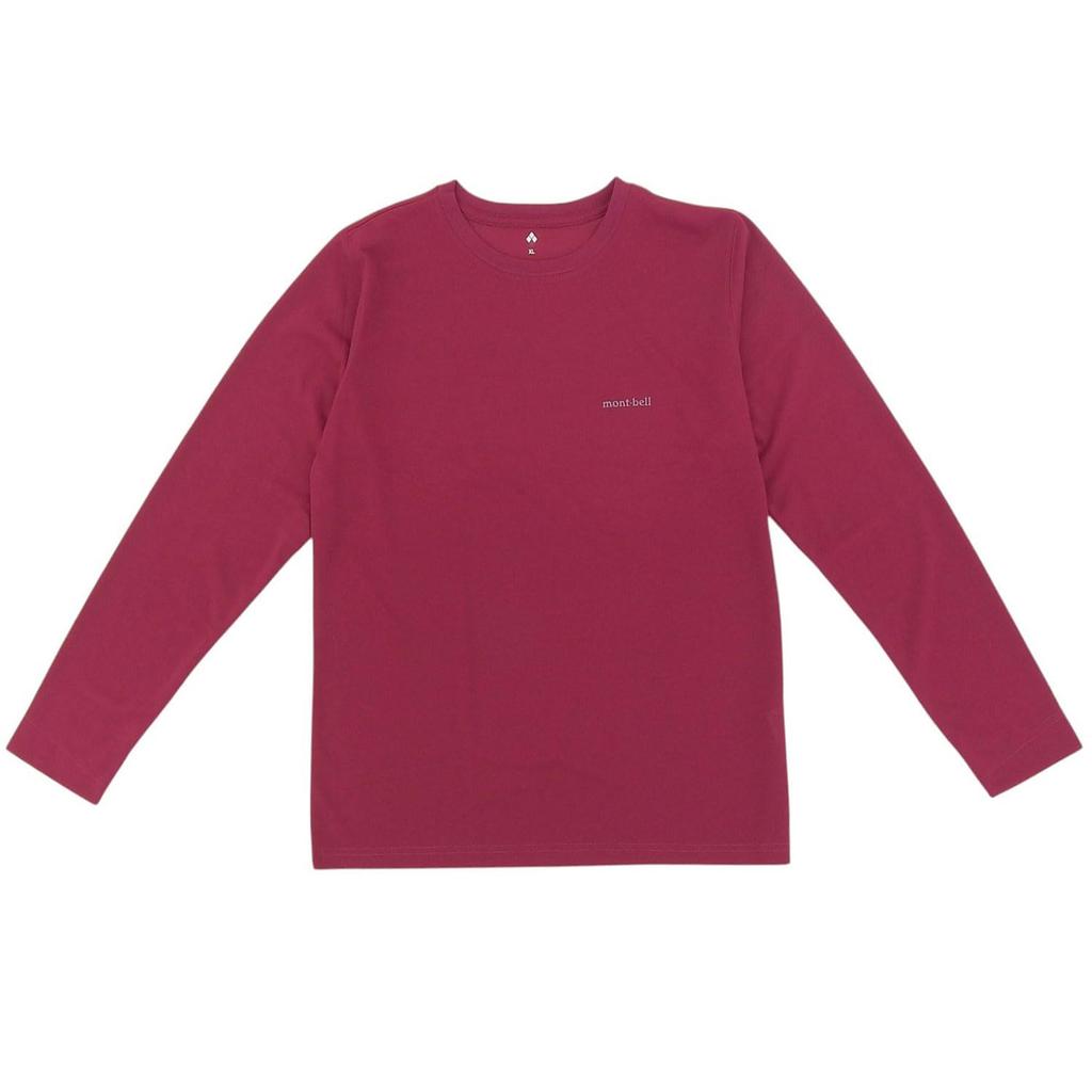 Mont-bell Wickron Long Sleeve T-shirt Women's Wine Red / L