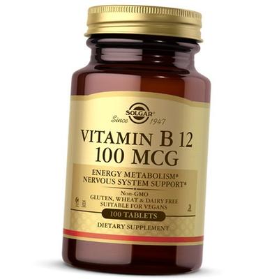 Vitamin B12, Cyanocobalamin, Vitamin B12 100, 100tab (36313091)