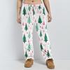 Pajama Pants Sleepwear Casual Drawstring Elastic Waist Pants Comfy Straight Yoga Loose Trousers