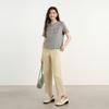 Elva' Island Women's High-Waisted Straight Casual Trousers