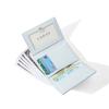 Portable English Letter Prints Short Wallet PU Leather Foldable Money Bag Pink Multipurpose Coin Purse Women Girl Travel