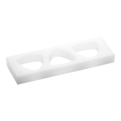 Yamagata Chemical Onigiri Type Made In BON111 Mold, B, 3-Cavity, Large, Polyethylene, Japan,
