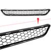 For Ford Fiesta 2013-2017 Gloss Black Honeycomb Front Bumper Lower Grille Grill