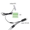 USB/Type C to 3 LR6 AA Battery Eliminator Cable for 2AA battery Powered Radio Gameboy Lamp Remote Control Cordless phone