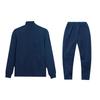 Li-Ning Solid Color Breathable Zip-Up Jacket Running Casual Sports Set Unisex Jacket Navy-Blue YWET005-1