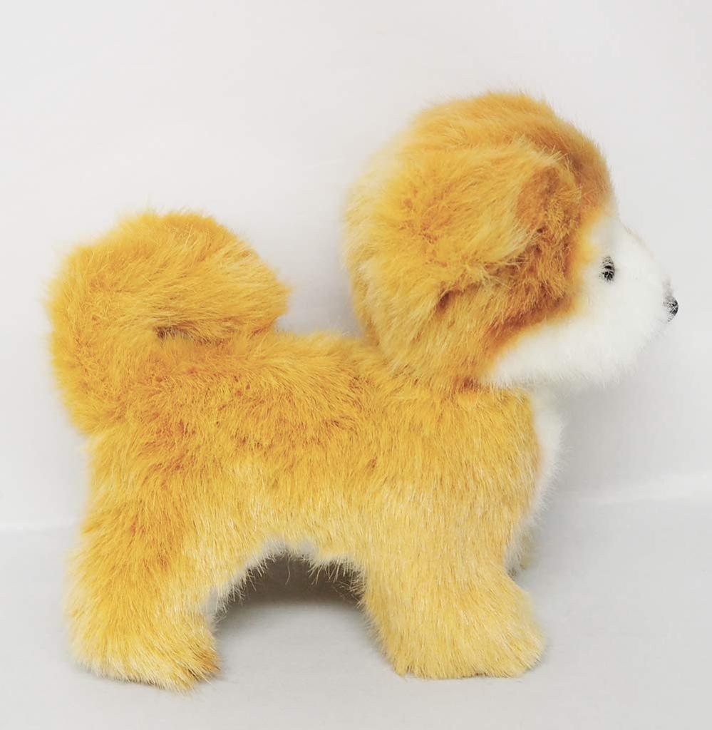 Sanei Boeki Made In Japan Graceful Puppy Series Akita Inu Standing Plush 17cm Tall Toy,