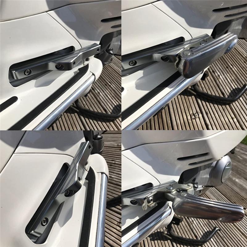 Motorcycle Rearward Extended Passenger Footrest For Piaggio VESPA GTS300 GTV 200 250 300IE