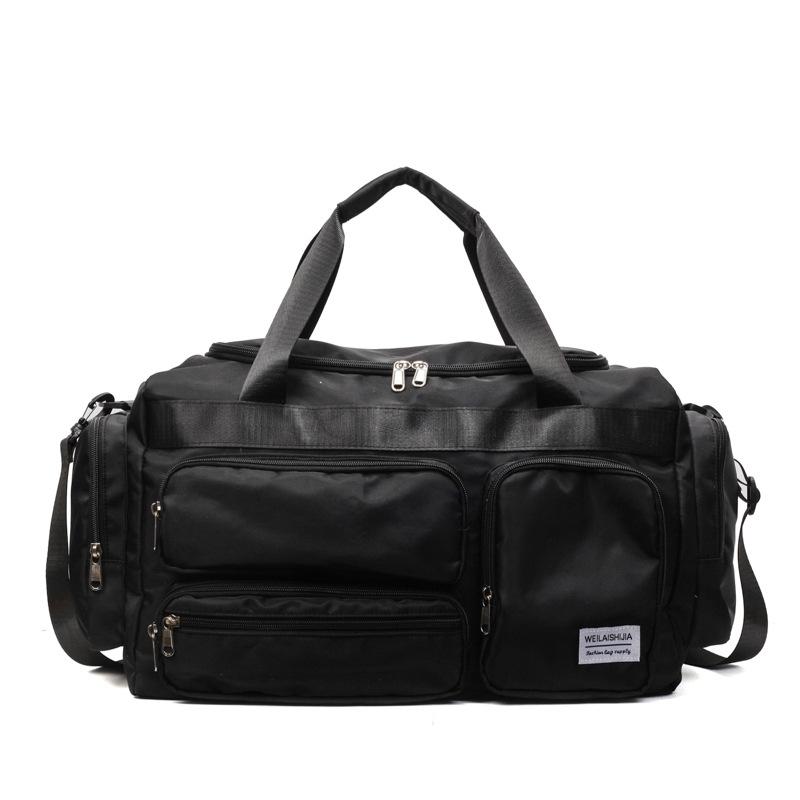 Travel Bag Large Capacity Women's Light Portable Business Travel Luggage Bag Oxford Cloth Dry and Wet Separation Sports Fitness Bag