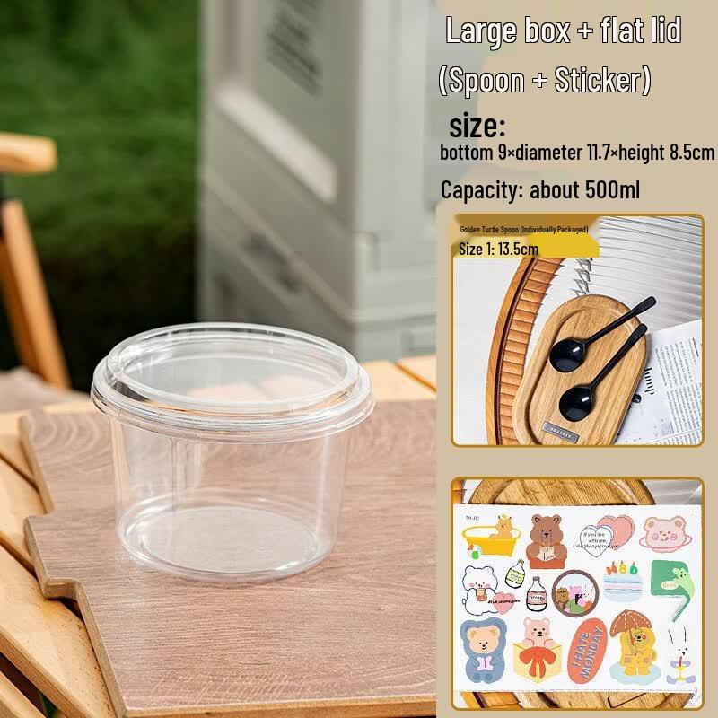 Erheshen Thickened Disposable Dessert Bowl Set