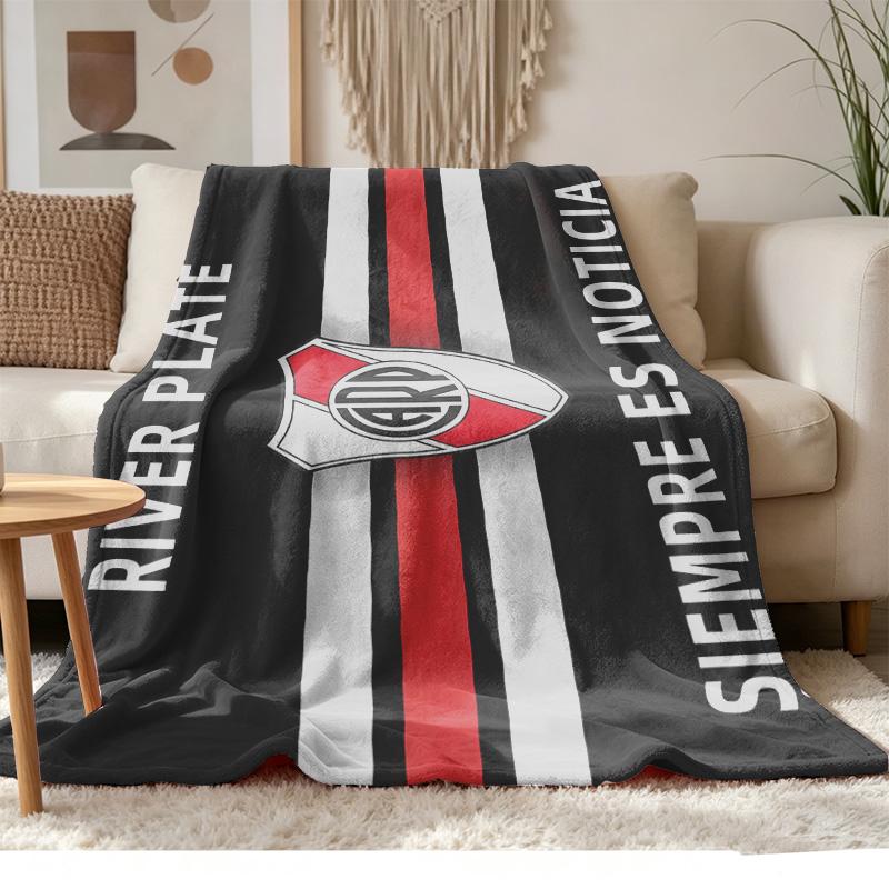River Plate Soft and comfortable flannel Suitable for sofas living rooms outdoor camping travel and also makes a great anniversary gif