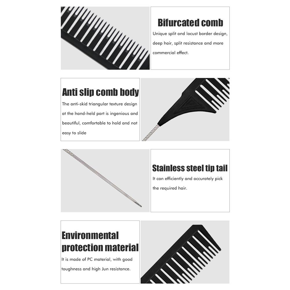 Hair Comb Hair Dyeing Comb Hair Styling Comb for Hair Salon Barbershop Home