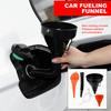 Car Engine Refueling Funnel with Filter Extension Pipe Engine Oil Funnel Set Gasoline Oil Fill Universal Tool for Car Truck Moto