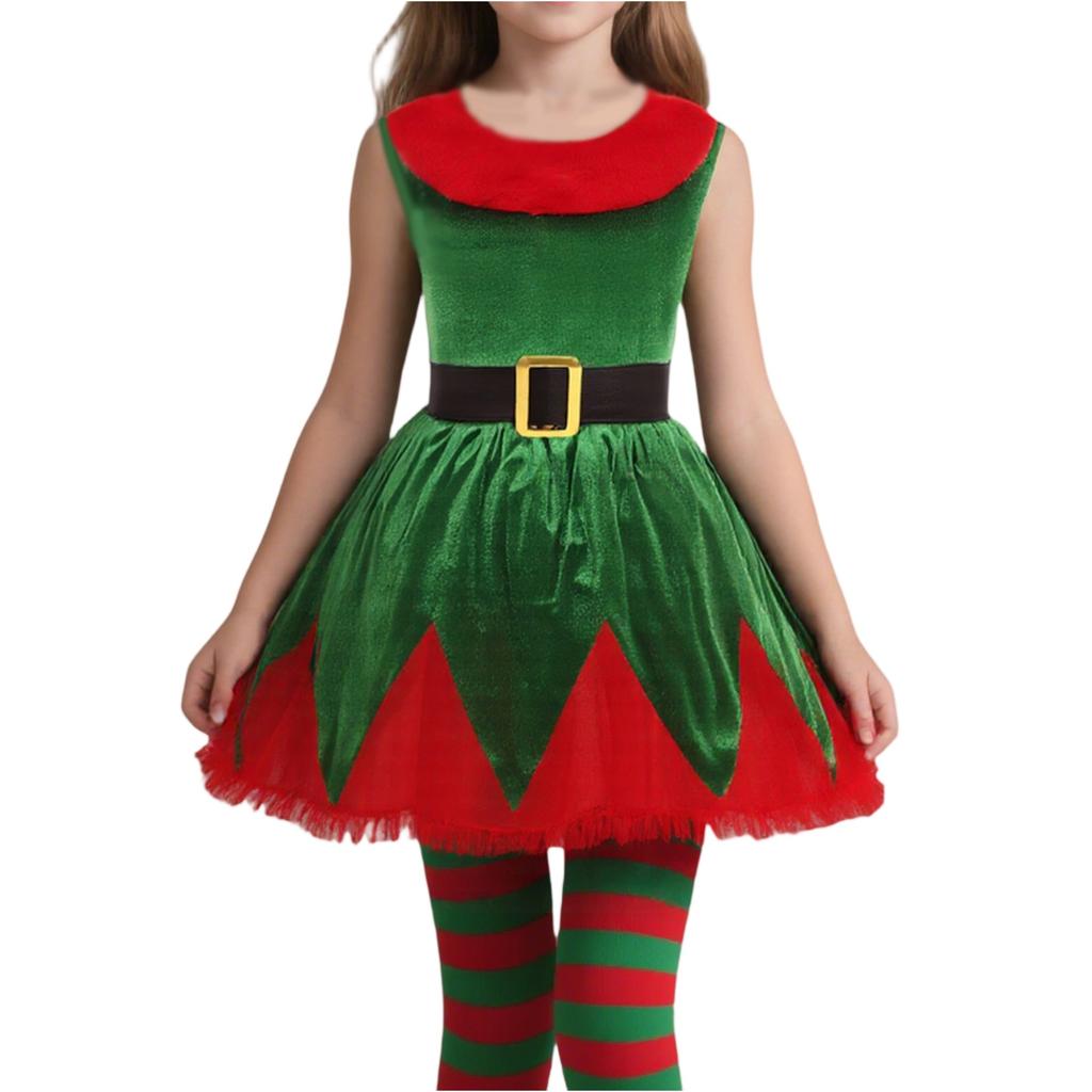 Children's Christmas Costumes, Holiday Party Christmas-themed Performance Cosplay Costumes