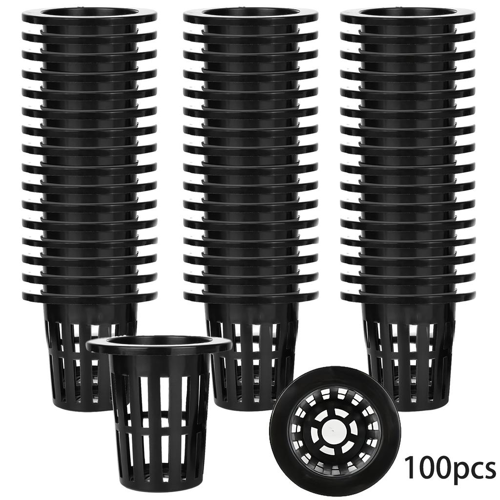 Hydroponic Net Cover - Reusable UV-resistant Mesh Cup with Groove Design Suitable for Elevated Garden Cloners and Pneumatic Systems