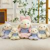 Floral Cute Dress Bunny Plush Cartoon Children Pillow Pillow Girl Birthday Gift
