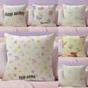 Summer Berries DDjerf Avenue Cushion Cover Natural Linen Organic Fabric DoubleSided Printing Sofa Home Decor Breathable