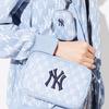 MLB Monogram Polyester Combo Bag , Camera Bag , Crossbody Bag , Shoulder Bag Unisex Haze Blue White (Unisex) Crossbody Bags 3ACRS022N 50BLL