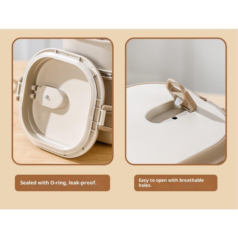 Stainless Steel Thermal Insulation Lunch Box Office Workers Can Microwave Oven Heating Students Multi-layer Bucket Bento Lunch Box