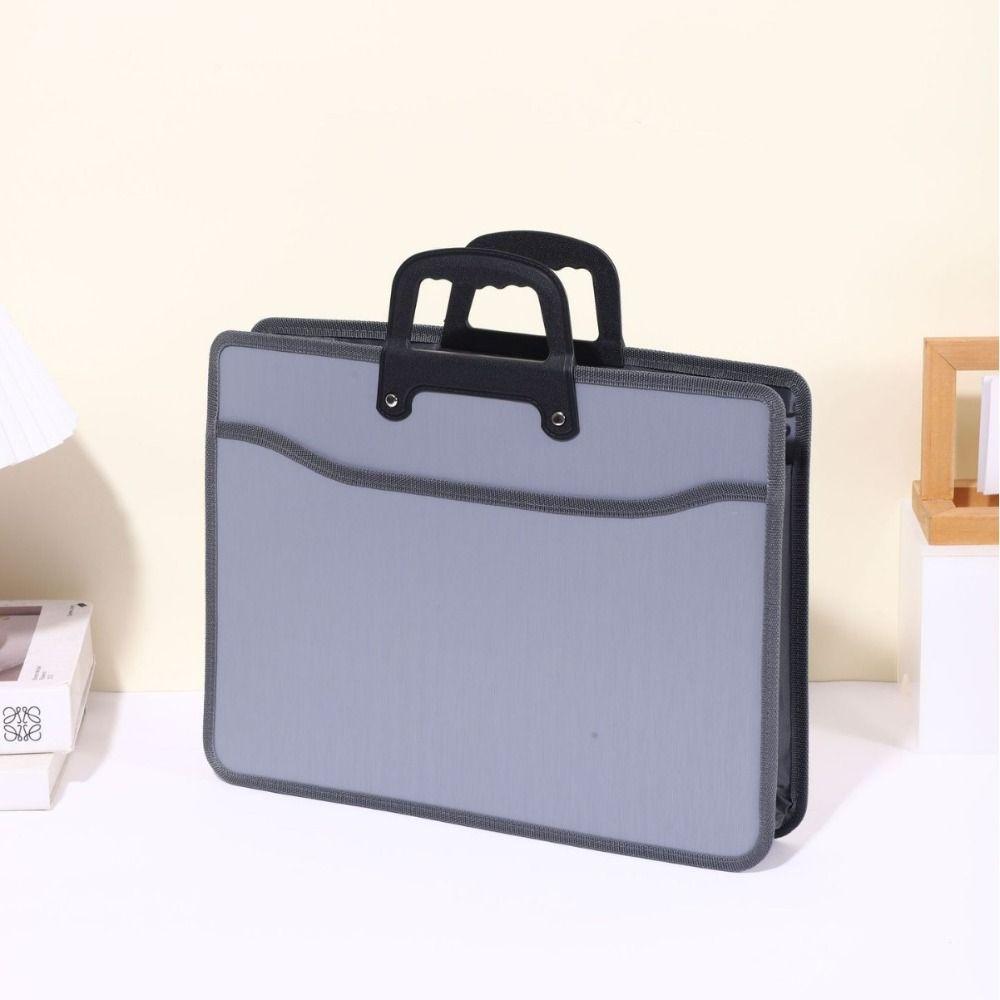 Oxford Cloth Portable File Bag Large Capacity Business Tote Bag Office Briefcase Work Environment