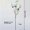 Artificial Cherry Blossom Branches Pink Faux Cherry Flowers Peach Branches Silk Tall Stems for Home Living Room Dining Table Decoration