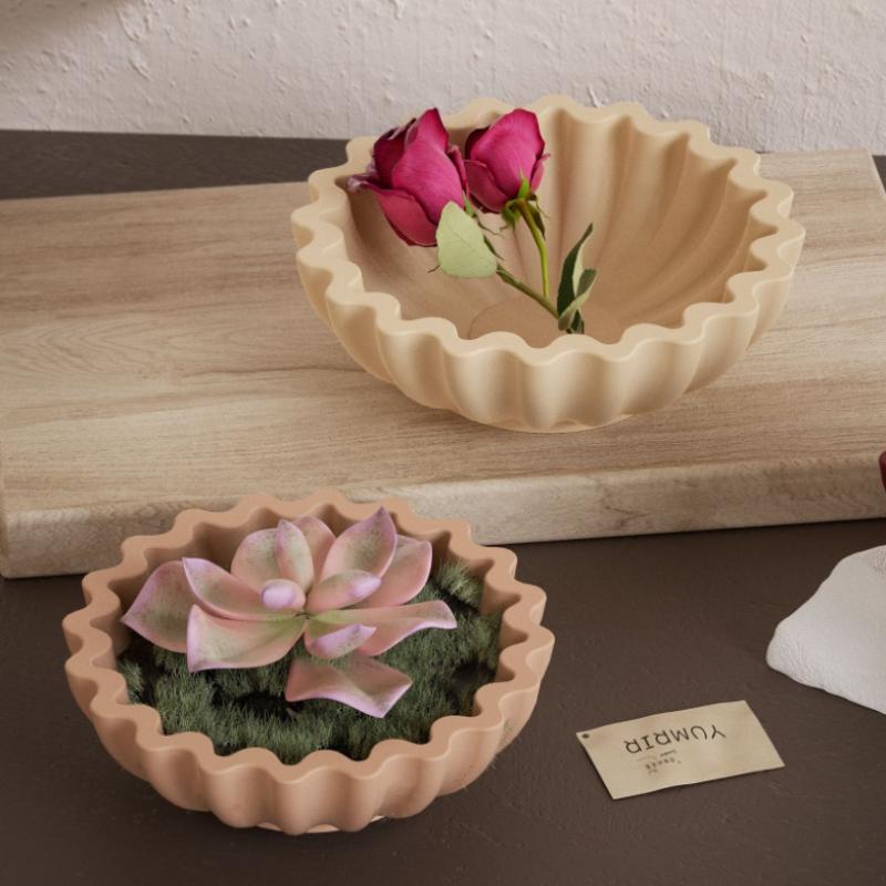 Bowl Resin Storage Box Silicone Mold, Unique Container For Jewelry Holder Candle Vessel Epoxy Resin Concrete Cement Diy Art