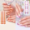 Semi Cured Gels Nails Stickers Nails Polish Strips Korean Style Gels Nails Strips Nails Art Decortions for Party