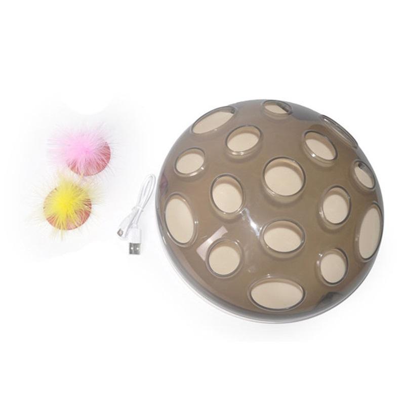 Electric Cat Toy Turntable Pet Interactive Kitten Catches Mouse Plush Toys Play Board Funny Cat Supplies Chats Scratching Board