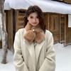 Fury Scarf Autumn and Winter Pearl Adjustable Rope Scarf Korean Fashion Versatile Cross Fur Collar Thickened Warm Plush Scarf