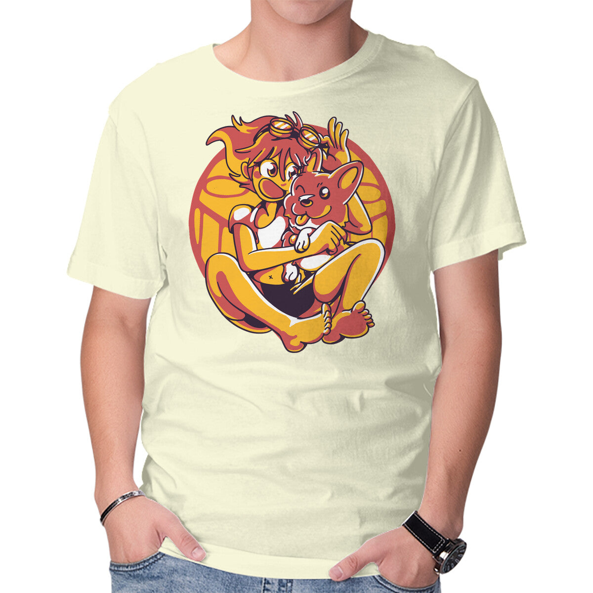Unisex Crew Neck T-Shirt Rad Partners Graphic Short Sleeve Casual Tee S