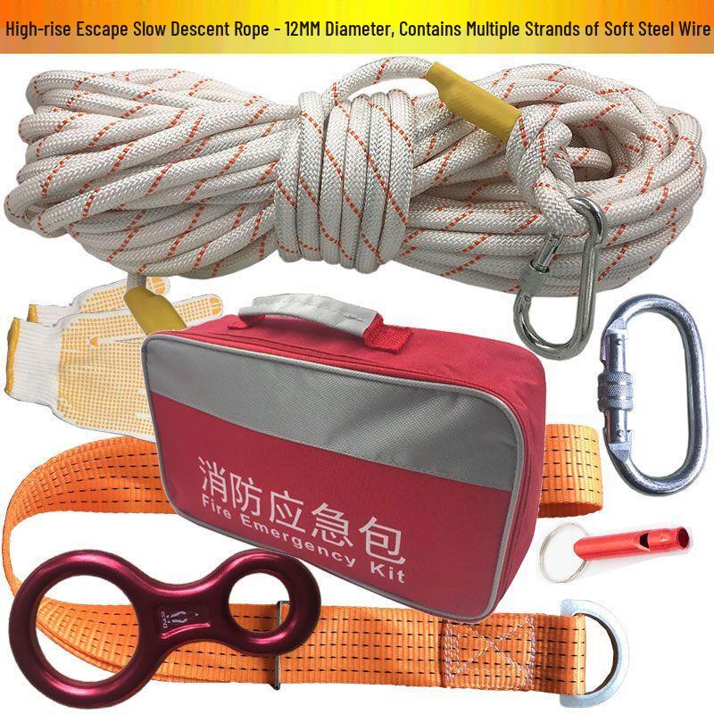 ANPEN Steel Core Fire & Rescue Safety Rope 40m