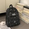 Schoolbag Japanese school bag for girls Junior high school students Cute star backpack Large capacity casual male college student travel backpack tide