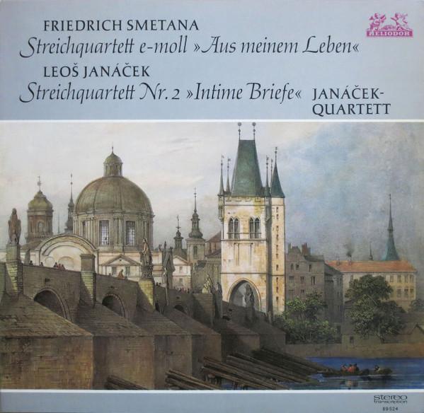 

LP Record BEDŘICH SMETANA / LEOŠ JANÁČEK , JA - String Quartet in E minor From My 89524 Heliodor 1965 Germany Classical Used