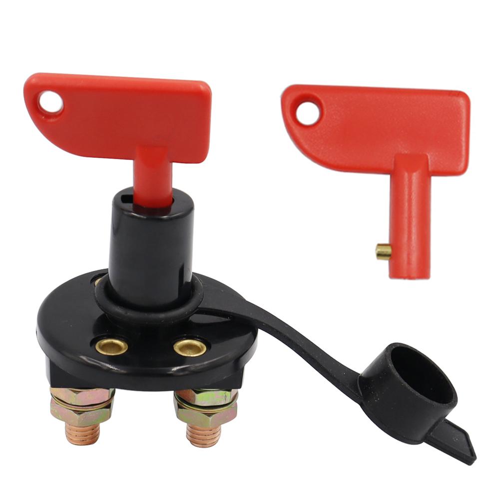 300A 12V 24V 2 Key Cut Off Kill Battery Switch Main Vehicle Modified Isolator Disconnector Car Power Switch For Auto Truck Boat