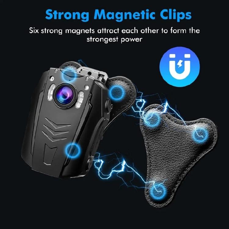 Lichtgewicht Magnetische Zuignap Clip Magnetische Body Camera Mount voor Handhaving Buitenactiviteit Veilige Bevestiging