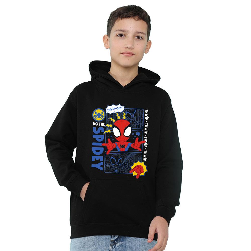 Spidey And His Amazing Friends Childrens/Kids Comic Pull Over Hoodie