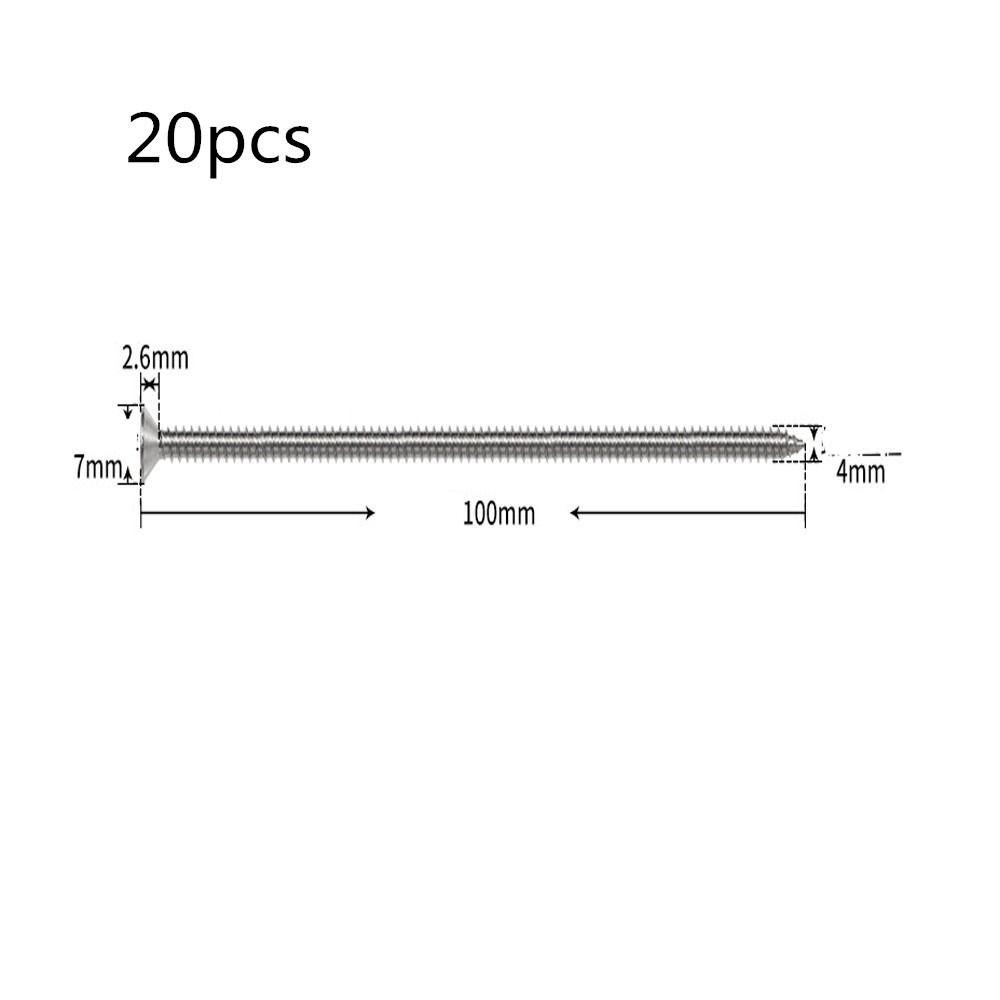 

Уличные самонарезающие винты из нержавеющей стали 304 с полной резьбой, потайной головкой и крестообразным шлицем для ДСП и дерева