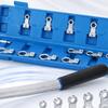 15 Pieces Belt and Pulley Tool Rust Resistant for Garage Repairs, Auto Mechanics