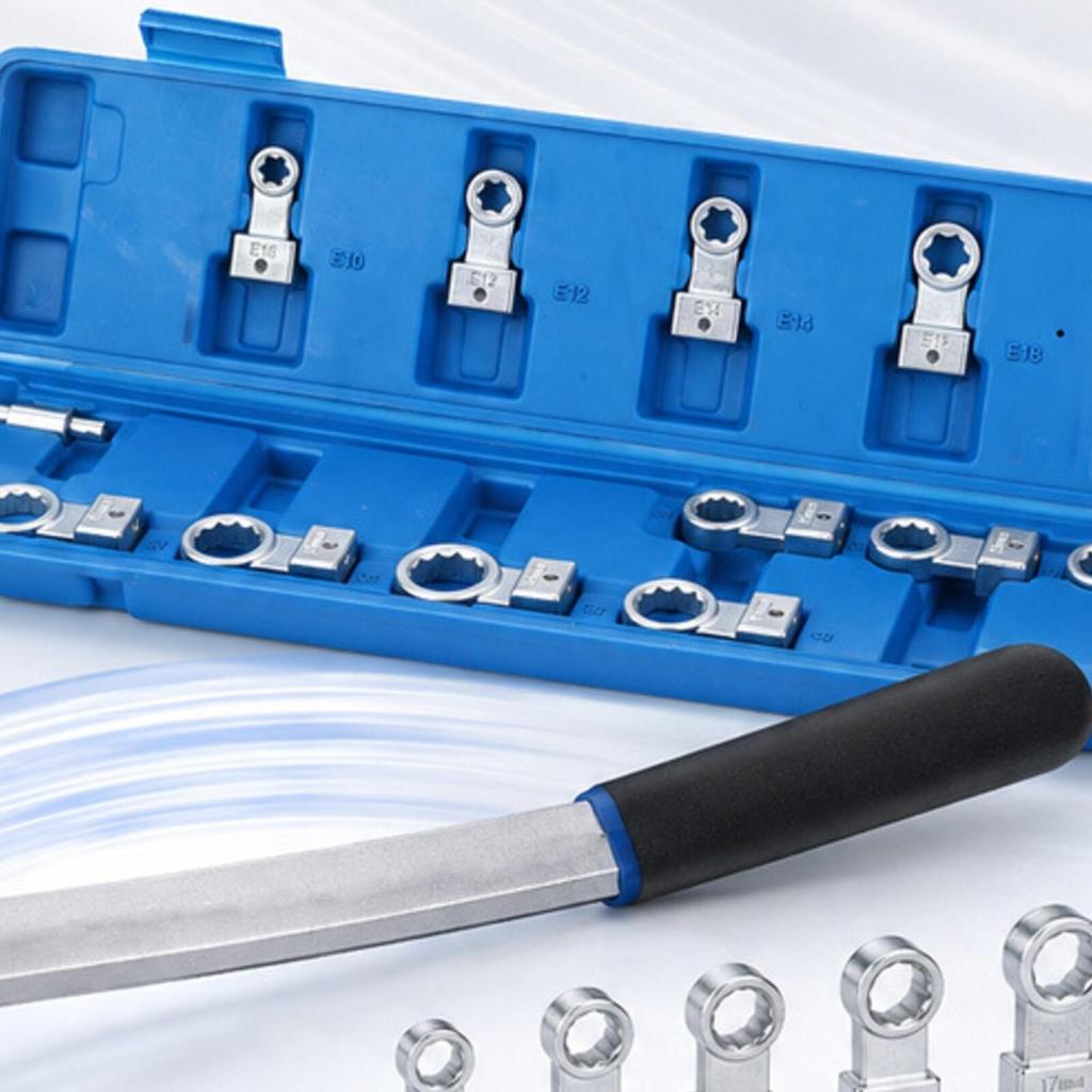 15 Pieces Belt and Pulley Tool Rust Resistant for Garage Repairs, Auto Mechanics