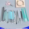 Silicone Double-Ended Dotting and Pressing Pen for Polymer Clay Sculpting