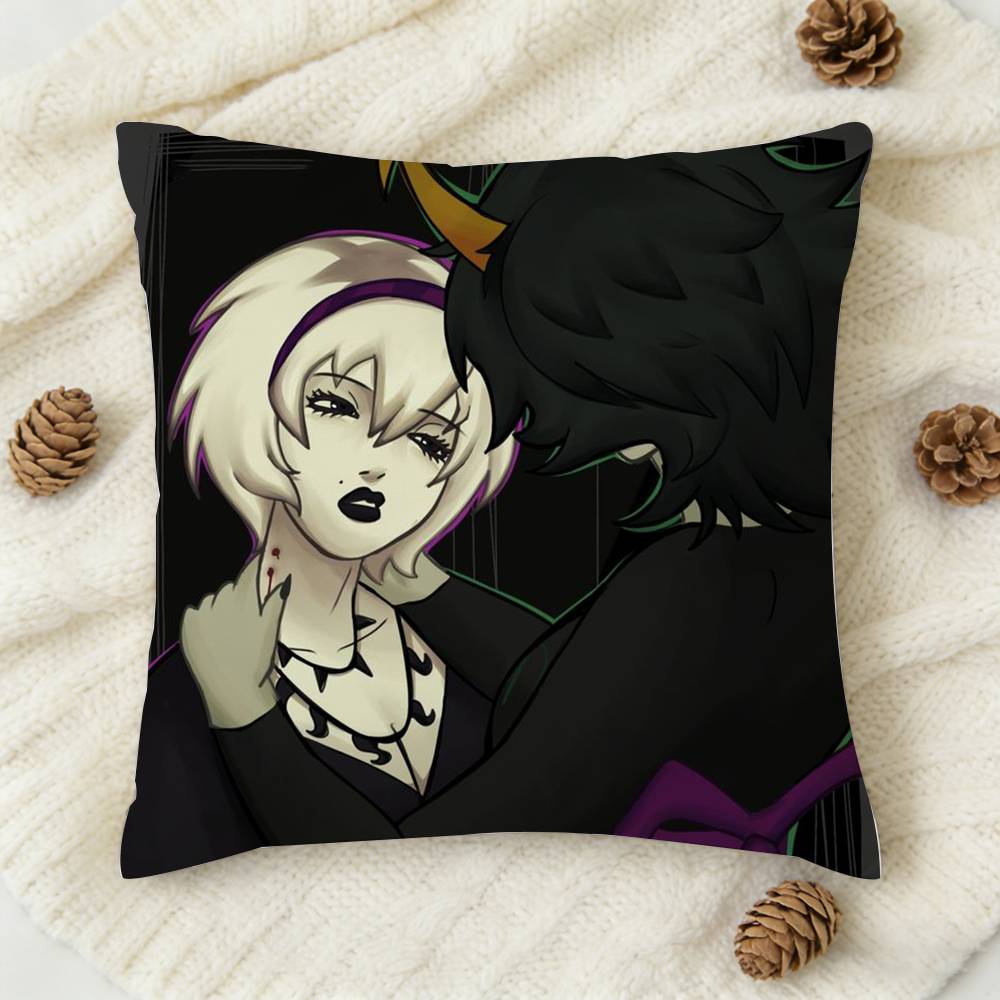 

HHomestuck RRosemary Doublesided Printed Square Decorative Cushion Cover for Sofa Living Room Home Decor 30x30 cm