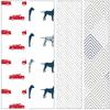 Newcastle Classics Bamboo Muslin Swaddle 4-Piece Set [Authentic Japanese Product] Soft and Fluffy Swaddle Blanket, Perfect for Baby Shower Gifts, Fire