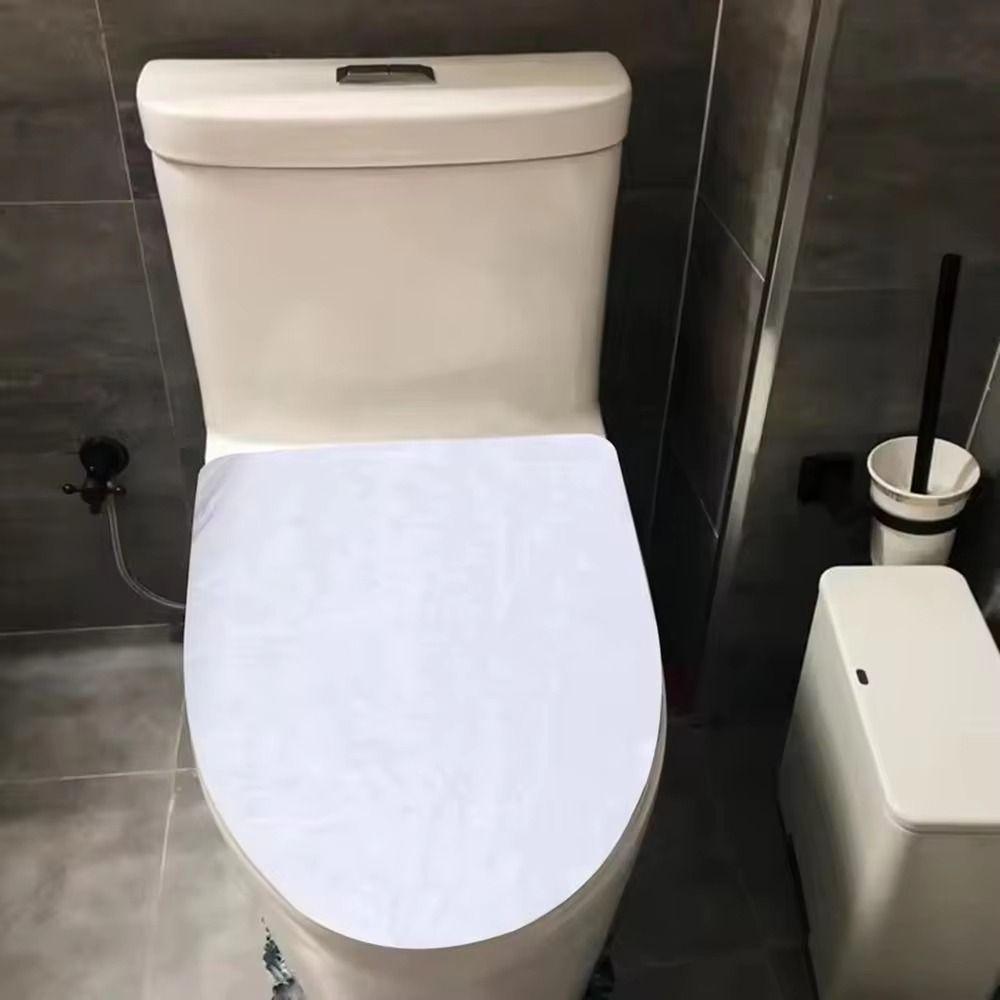 Solid Color Toilet Lid Cover Warm Toilet Dust Cover Wear Resistant Toilet Seat Cover  Home Bathroom